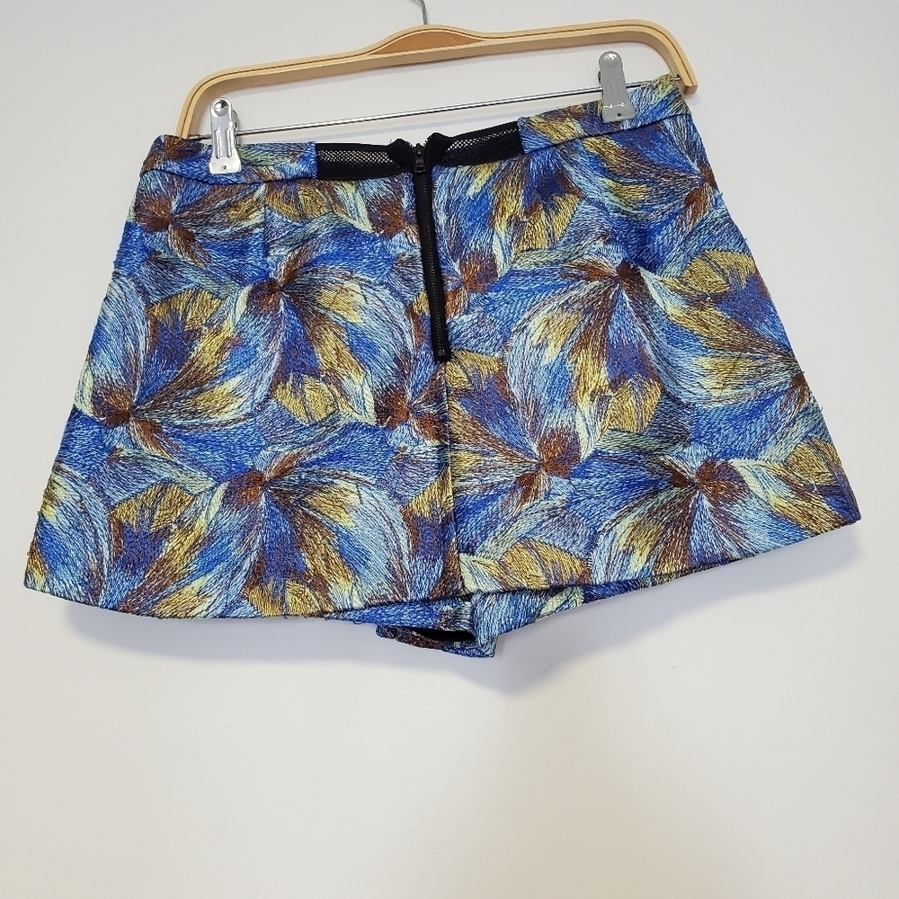 Sam Edelman Multicolors Inverted Pleat Mini Skort - Picture 4 of 6
